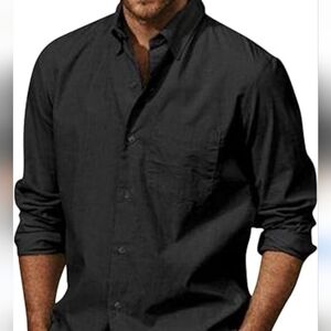 Men's Aritzia Sunday Best Black Button Down Shirt - Size XS Great Condition